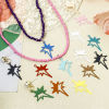 Imagen de 20 Unidades Hierro Filigrana Estampación Colgantes Multicolor Estrella Hueco 29mm x 21mm