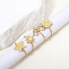 Picture of Vacuum Plating 304 Stainless Steel Open Adjustable Rings 18K Gold Plated Sun 17.7mm(US Size 7.5)