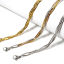 Image de 1 Pièce Colliers en 304 Acier Inoxydable Chaîne Serpent Tressée Tissée 45cm long