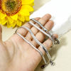 Picture of 304 Stainless Steel Flat Snake Chain Bracelets