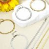 Picture of 304 Stainless Steel Flat Snake Chain Bracelets