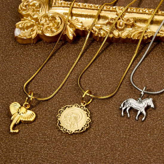 Immagine di 1 Pz Placcatura Sottovuoto 304 Acciaio Inossidabile Gioielli Oceanici Ciondoli Pesce Multicolore