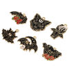 Image de 10 Pcs Breloques Halloween en Alliage de Zinc Doré Multicolore