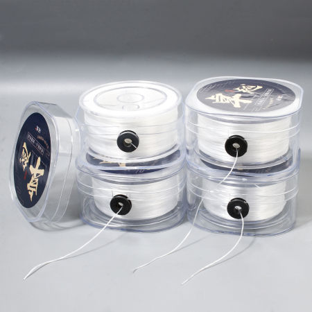 Spandex Jewelry Cord Rope White Elastic