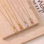 Image de 1 Pièce Collier à Pendentif Chaîne Maille Forçat Martelage en 304 Acier Inoxydable & Strass Placage Sous Vide Écologique À la Mode Multicolore Pois Pour Femmes Fête