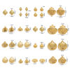 Picture of Vacuum Plating 304 Stainless Steel Ocean Jewelry Charms 18K Gold Plated Shell 3D