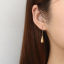 Imagen de 1 Par Enchapado al Vacío Elegante Sencillo Multicolor 304 Acero Inoxidable Panícula Gota Pendientes Para Mujeres Fiesta