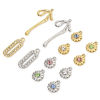 Picture of Eco-friendly Vacuum Plating 304 Stainless Steel Exquisite Charms Multicolor Bowknot