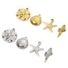 Bild von 1 Stück Umweltfreundliche Vakuumbeschichtung 304 Edelstahl Ozean Schmuck Charms Seesterne Bunt