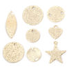 Picture of Eco-friendly Brass Geometric Charms 14K Real Gold Plated Sparkledust