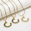 Picture of Eco-friendly Brass West Cowboy Charms 18K Real Gold Plated Luck Horseshoe Micro Pave 20mm x 20mm