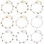 Picture of 304 Stainless Steel Link Cable Chain Anklet Multicolor Rhinestone 22cm(8.7") long