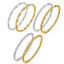 Picture of Eco-friendly Simple & Casual Simple Multicolor 304 Stainless Steel Bamboo-shaped Smooth Blank Bangles Bracelets For Women Women's Day