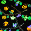 Bild von 10 Stück Zinklegierung Halloween Charms Vergoldet Halloween Spinne Halloween Fledermaus Leuchten im Dunkel