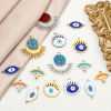 Picture of Eco-friendly 304 Stainless Steel Religious Charms Multicolor Marquise Evil Eye Enamel