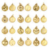 Picture of Vacuum Plating 304 Stainless Steel Retro Charms Gold Plated Round Constellation