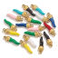 Bild von 5 Stück 304 Edelstahl Charms Chili Bunt Kaiserkrone Emaille 21mm x 7mm