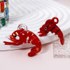 Изображение 1 ШТ Лэмпворк Морские Украшения Подвески " Омар " Красный Трехмерный