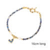 Picture of Eco-friendly Sweet & Cute Exquisite 18K Gold Plated Multicolor Pearl & Brass Heart Beaded Charm Bracelets For Women Party