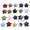 Bild von 10 Stück Keramik Ozean Schmuck Perlen zur DIY-Schmuckherstellung Seesterne Bunt 3D ca. 22mm x 19mm, Loch:ca. 2mm