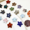 Bild von 10 Stück Keramik Ozean Schmuck Perlen zur DIY-Schmuckherstellung Seesterne Bunt 3D ca. 22mm x 19mm, Loch:ca. 2mm