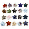 Bild von 10 Stück Keramik Ozean Schmuck Perlen zur DIY-Schmuckherstellung Seesterne Bunt 3D ca. 22mm x 19mm, Loch:ca. 2mm