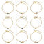 Bild von Vakuumbeschichtung 304 Edelstahl Emaillierte Pailletten Gliederkette Kette Armband 18K Vergoldet Bunt Kirsche Glitzert 17cm lang