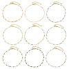 Picture of Vacuum Plating 304 Stainless Steel Lips Chain Anklet 18K Gold Plated Enamel 24.5cm(9.6") long