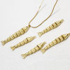 Picture of Eco-friendly Brass Ocean Jewelry Pendants 18K Real Gold Plated Fish Animal Movable 3D Wine Red Cubic Zirconia