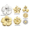 Bild von Umweltfreundliche Vakuumbeschichtung 304 Edelstahl Flora Kollektion Charms Gänseblümchen Bunt