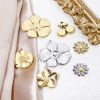 Bild von Umweltfreundliche Vakuumbeschichtung 304 Edelstahl Flora Kollektion Charms Gänseblümchen Bunt