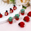 Picture of Lampwork Glass Flora Collection Beads For DIY Jewelry Making Cactus Multicolor Ladybird 3D