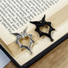 Picture of Zinc Based Alloy Halloween Connectors Charms Pendants Multicolor Halloween Bat Animal Wing 4.9cm x 1.9cm