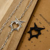 Picture of Zinc Based Alloy Halloween Connectors Charms Pendants Multicolor Halloween Bat Animal Wing 4.9cm x 1.9cm