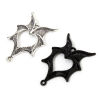 Picture of Zinc Based Alloy Halloween Connectors Charms Pendants Multicolor Halloween Bat Animal Wing 4.9cm x 1.9cm