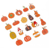 Picture of Zinc Based Alloy Autumn Fall Style Halloween Charms Gold Plated Multicolor Pumpkin Enamel