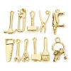 Picture of Eco-friendly Zinc Based Alloy Charms 18K Real Gold Plated Tools 3D