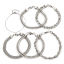 Immagine di 1 Pz 304 Acciaio Inossidabile Di uomini Braccialetti Tono Argento Con Aragosta Fermagli Fibbia