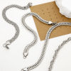Picture of 304 Stainless Steel Men's Bracelets Silver Tone With Lobster Claw Clasp
