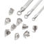 Picture of 304 Stainless Steel Cord End Crimp Caps For Necklace Bracelet Jewelry Making Silver Tone