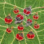 Picture of 304 Stainless Steel Charms Black & Red Ladybug Animal Enamel