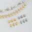 Picture of Brass Beads For DIY Jewelry Making Real Gold Plated Planet Oval