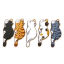 Picture of Zinc Based Alloy Pendants Gold Plated Multicolor Cat Animal Enamel 3.5cm x 1.3cm