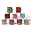 Picture of 304 Stainless Steel & Natural Shell Beaded Chain For Handmade DIY Jewelry Making Findings Round Silver Tone