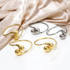 Picture of 304 Stainless Steel Open Cuff Bangles Bracelets Drop 20cm(7.9") long