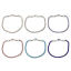 Picture of 304 Stainless Steel Cup Chain Bracelets Silver Tone Rhinestone 19cm(7.5") long