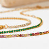 Picture of Eco-friendly Simple Real Gold Plated 304 Stainless Steel Splicing Bracelets 17cm(6.7") long