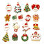 Picture of Zinc Based Alloy Christmas Charms Gold Plated Multicolor Enamel