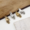 Picture of Zinc Based Alloy Pendants Hand 3D 3cm x 1.3cm