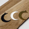 Picture of Zinc Based Alloy Galaxy Pendants Crescent Moon 4.3cm x 3.2cm